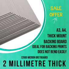 2000 micron greyboard for sale  CHORLEY
