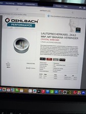 oehlbach lautsprecherkabel gebraucht kaufen oehlbach lautsprecherkabel gebraucht kaufen Berlin