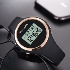 Relógio de pulso feminino Luminous Life impermeável pulseira eletrônica de silicone alarme comprar usado  Enviando para Brazil