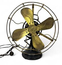 Ventilador de mesa antigo General Electric lâmina de lâmina -Funcionando comprar usado  Enviando para Brazil