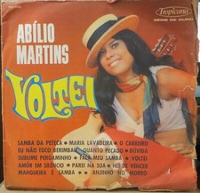 ABILIO MARTINS 1970 “VOLTEI” BOSSA SAMBA GROOVE BREAKS RARE ORIG. LP BRAZIL HEAR, usado comprar usado  Brasil 