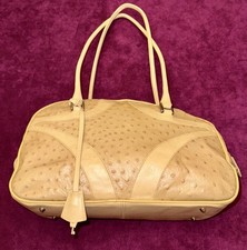 Leather ostrich handbag for sale  San Jose