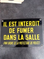 Plaque émaillée défense d'occasion  Grandfresnoy