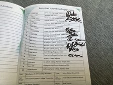 Signed australian schoolboys for sale  LEEDS