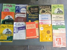 Lote de 21 LIVROS DE PARTITURAS VINTAGE MÉTODO ACORDEÃO PARA PIANO Partituras Frete Grátis comprar usado  Enviando para Brazil