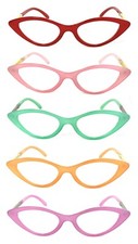1 O 2 Par Gato Ojo Jalea Color Marco Completo Lente (No Bifocales) Lectura Gafas comprar usado  Enviando para Brazil