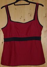 Tankini bordeaux noir d'occasion  Formerie