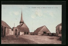 Cpa coudres eglise d'occasion  Expédié en France