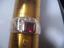 ruby mens ring for sale  Stewartsville