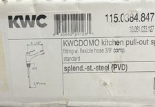 Torneira de cozinha KWC 10.061.033.127 Domo 1 alça removível em aço inoxidável comprar usado  Enviando para Brazil