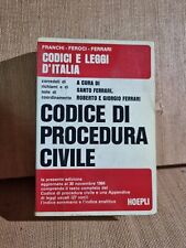 Codice procedura civile usato  Volpeglino
