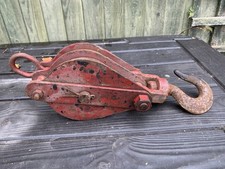 Vintage steel pulley for sale  BURY ST. EDMUNDS