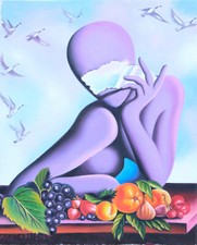 Mark kostabi olio usato  Prato