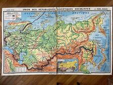 Carte affiche scolaire d'occasion  Paris I