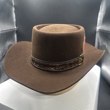 Usado, Chapéu de cowboy John B Stetson XXX 3X castor marrom pena 7 1/8 EUA com caixa vintage comprar usado  Enviando para Brazil