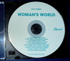 Katy Perry Woman's World Remixes CD Promo Single 10 tracks Limited comprar usado  Enviando para Brazil