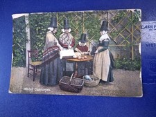 Welsh costumes postcard for sale  NORTHAMPTON