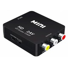 Cabo conversor adaptador HDMI para RCA AV CVBS 3RCA 1080P áudio vídeo composto comprar usado  Enviando para Brazil