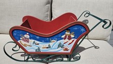 Christmas wooden sleigh for sale  Whitmore Lake
