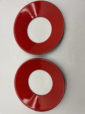 2 anel de lente de metal alvo dia vermelho para interruptor ferroviário marcador lâmpada lanterna 5 3/8" comprar usado  Enviando para Brazil