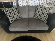 Sofa faux leather for sale  SUNDERLAND