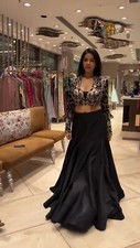 Designer lehenga choli d'occasion  Expédié en France