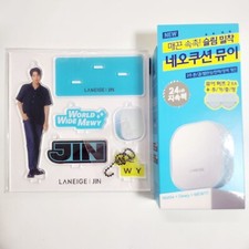 BTS JIN OLIVEYOUNG LANEIGE Neo Almofada MEWY 15g Presente Especial Suporte Acrílico comprar usado  Enviando para Brazil