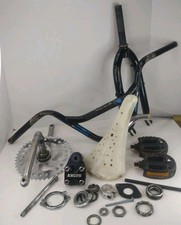 Peças de bicicleta Haro vintage de 20 polegadas década de 1980 garfos GT barras de apoio de assento com danos comprar usado  Enviando para Brazil