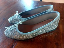 Ballerine glitter argento usato  Empoli