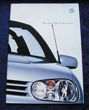 Golf convertible brochure d'occasion  Expédié en Belgium