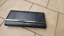 Schwarze kroko clutch gebraucht kaufen  Isernhagen