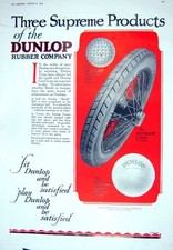 Old 1925 dunlop for sale  UK