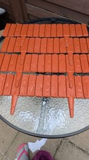 Orange plastic panels for sale  LONDON
