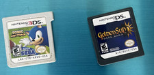 Nintendo 3DS e DS Sonic Lost World & Golden Sun Dark Dawn pacote de 2 não testado, usado comprar usado  Enviando para Brazil