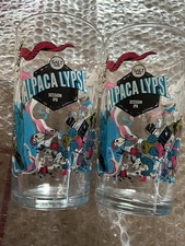Alpacalypse pint glasses for sale  CLECKHEATON