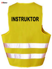 Kamizelka odblaskowa IMPREZOWA nadruk - INSTRUKTOR LIBRES POLSKA SP  na sprzedaż  PL