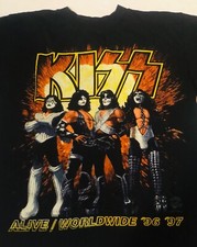 Camiseta Vintage 1996 -1997 KISS Alive Worldwide Reunion Tour comprar usado  Enviando para Brazil