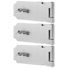 Juego de 3 cerraduras de acero inoxidable antirrobo para puerta armario y grapa segunda mano  Embacar hacia Mexico