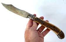 Ancien couteau cervidé d'occasion  Tigy