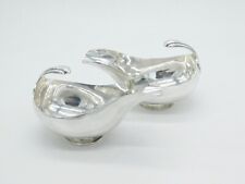 Par de barco molho modernista cabo onda art nouveau prata esterlina antigo 1935 comprar usado  Enviando para Brazil