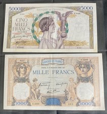 Billets 5000 francs d'occasion  Lorris