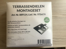 Terassendielen montageset gebraucht kaufen  Niederwürschnitz