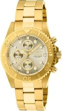 Invicta Pro Diver cronógrafo masculino folheado a ouro 18k mostrador champanhe 43 mm relógio 1774, usado comprar usado  Enviando para Brazil
