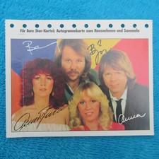 Abba autogrammkarte gebraucht kaufen  Jena