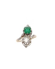Bague émeraude diamants d'occasion Bague émeraude diamants d'occasion  Paris IV