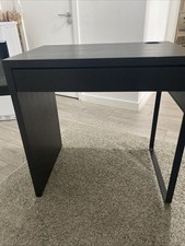 Black ikea desk for sale  LONDON