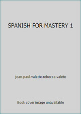 SPANISH FOR MASTERY 1 by jean-paul-valette-rebecca-valette comprar usado  Enviando para Brazil
