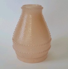 1930's Pink Opaline Glass Fairy Lamp Top Diamond Candle Company Brooklyn NY  comprar usado  Enviando para Brazil