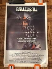 ROLLERBALL Filme/Videocassete Uma Folha ROLLED Estoque Pesado Bob Peak 1981 comprar usado  Enviando para Brazil