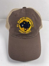 Boné masculino de malha ST Marys University Army ROTC marrom chocalho San Antonio Texas comprar usado  Enviando para Brazil